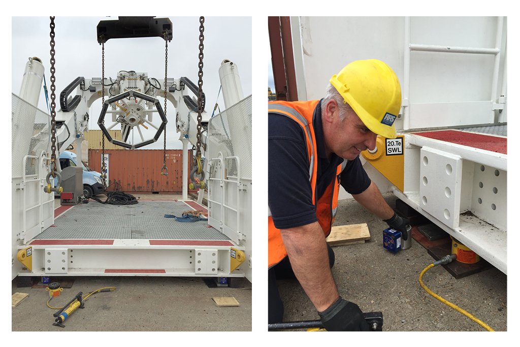 Load Cells weigh maritime equipment HeavyTorque