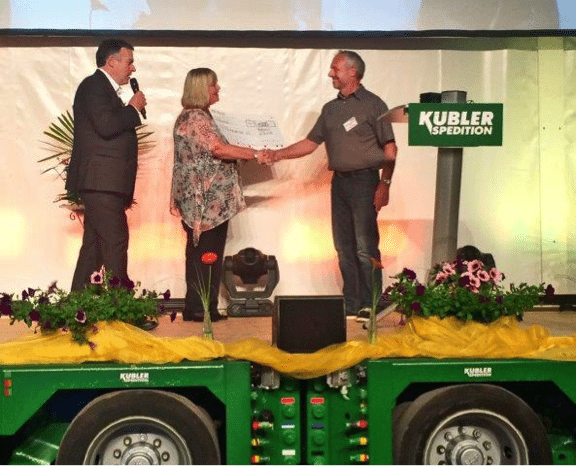 100th Scheuerle Axle Line for Spedition Kübler