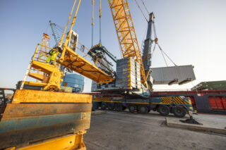 Sarens, Sarens UK, SMPT, Crane, Kamag, TII Group