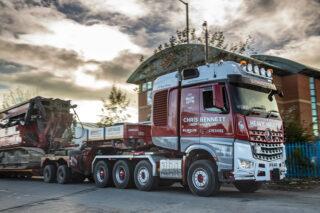 Chris Bennett Heavy Haulage, Ant Bennett, Jim Lad, Mercedes-Benz SLT 8x4, Scania S730 8x4, Specialist Transport, Family company, heavy haulage, Nooteboom Trailers, Broshuis, Arocs SLT 4163