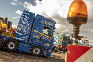 DC Merrett, Scania S730 8x4, Faymonville, Specialist Transport, Dave Merrett, family company, R730 6x4, Scania Avonmouth, Nigel Jones,