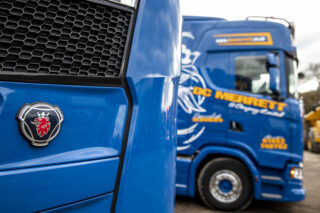DC Merrett, Scania S730 8x4, Faymonville, Specialist Transport, Dave Merrett, family company, R730 6x4, Scania Avonmouth, Nigel Jones,