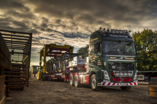 S Lyon & Son, Craig Lyon, Warren Lyon, Ben Oglesbee, Jamie Pilbeam, Volvo Trucks UK, Scania GB, heavy haulage, Fassi Crane, Crane Mounted equipment