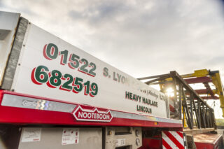 S Lyon & Son, Craig Lyon, Warren Lyon, Ben Oglesbee, Jamie Pilbeam, Volvo Trucks UK, Scania GB, heavy haulage, Fassi Crane, Crane Mounted equipment