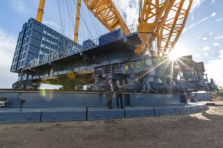 Sarens, SGC-250, Sarens SGC250, Ghent, Win Sarens, Carl Sarens, ring-based crane, worlds largest crane, Hinkley Point C