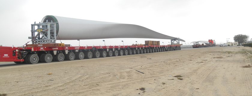 Gulf Haulage Heavy Lift Co. Erect Saudi Arabia's First Wind Farm