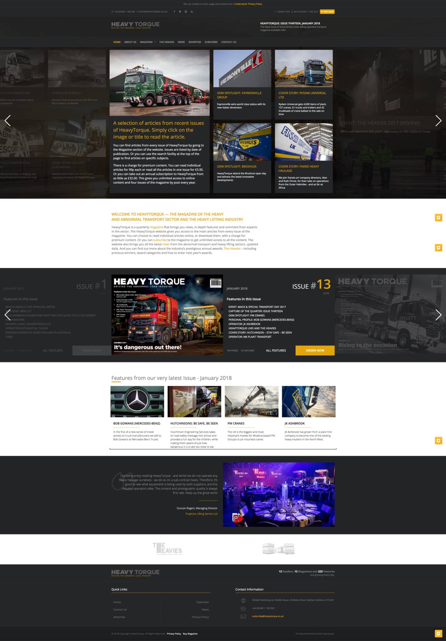 HeavyTorque: Website LIVE