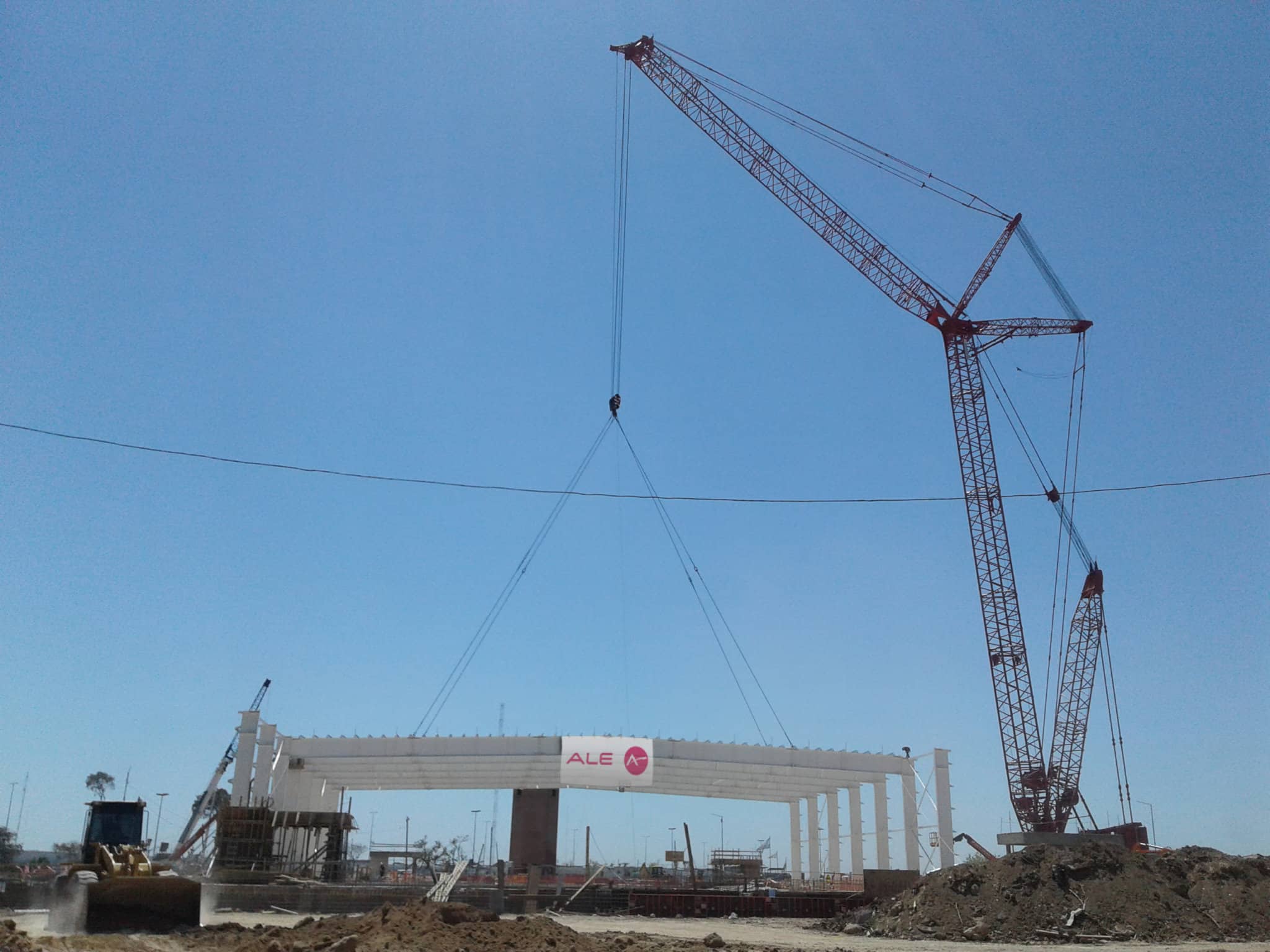 ALE go for gold with Parque Roca roof installation - HeavyTorque