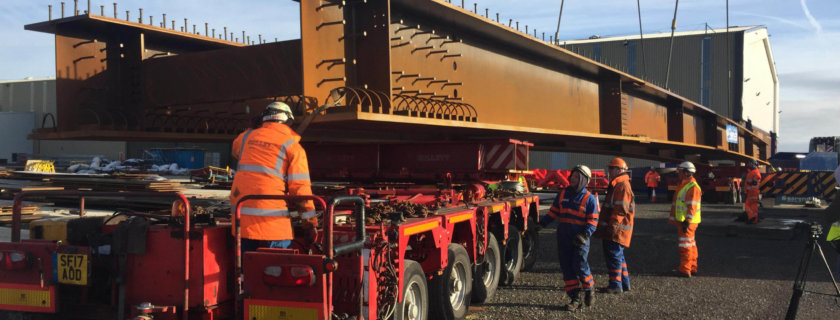 Collet & Sons Provide Turntable Tech for Severfield Girders