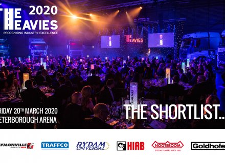 Tue Shortlist for the specialist transport awards, The Heavies 2020