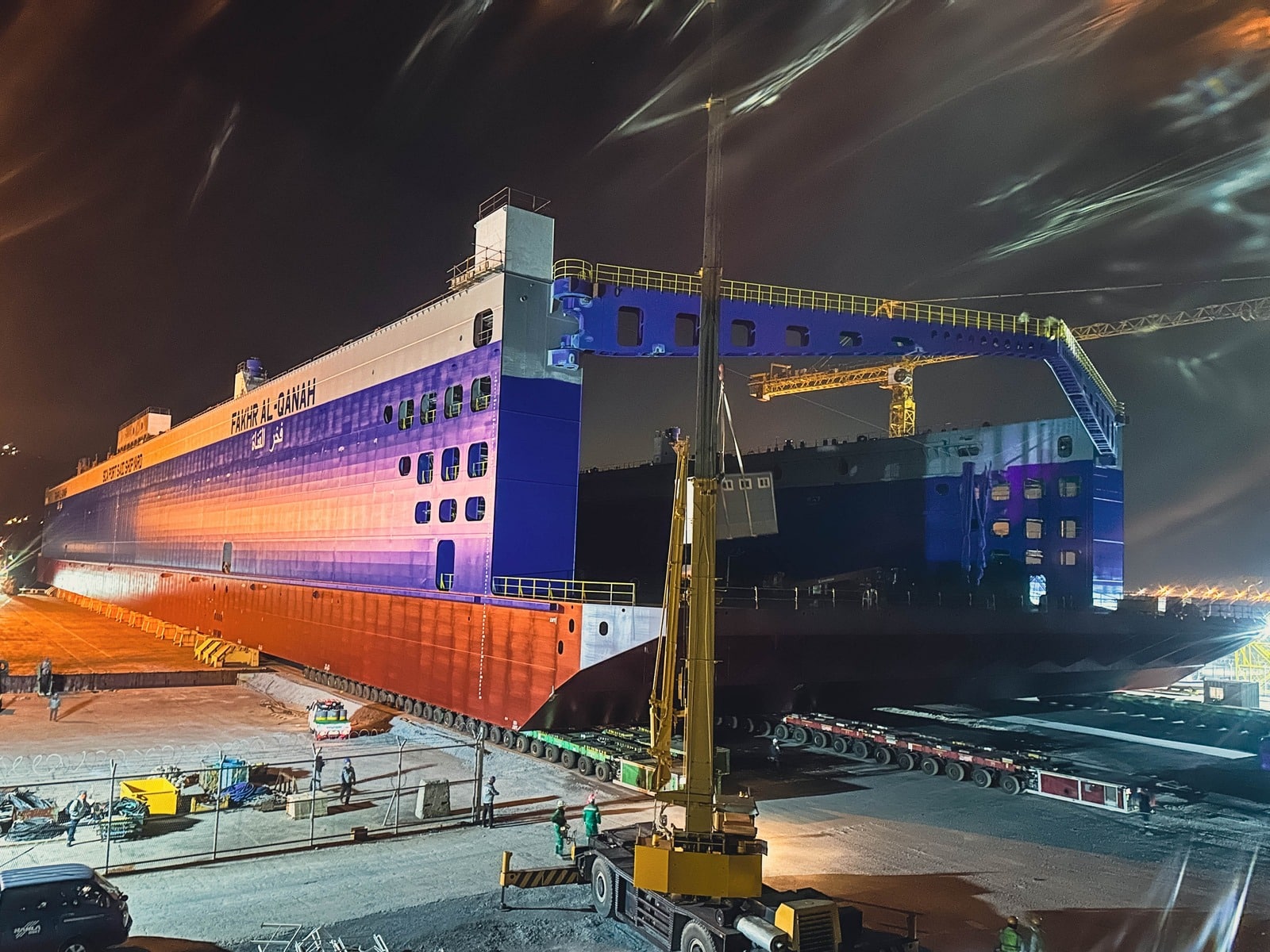 Cometto Deliver 180,000 Ton Floating Dock to Egypt