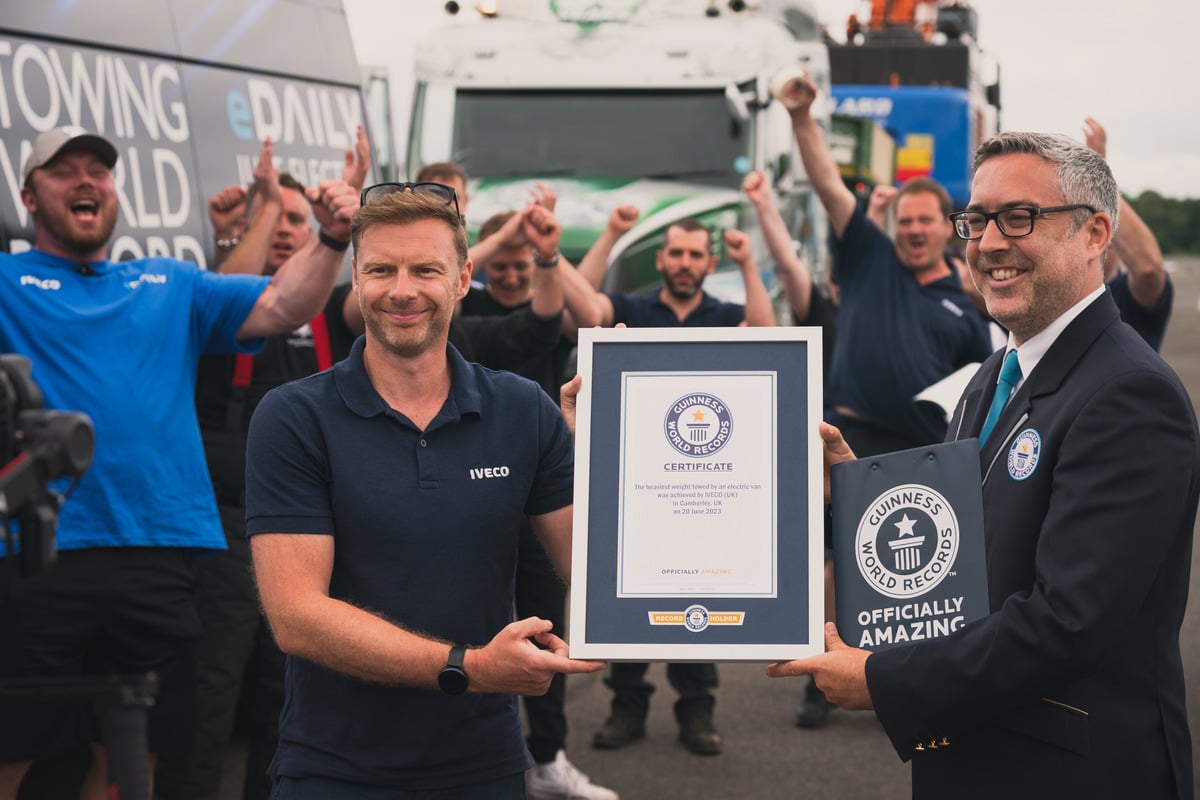 Guinness World Record for IVECO Electric Van