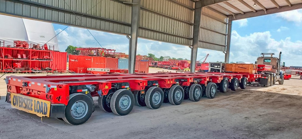 First Faymonville trailers for Mammoet Americas Holding, Inc.