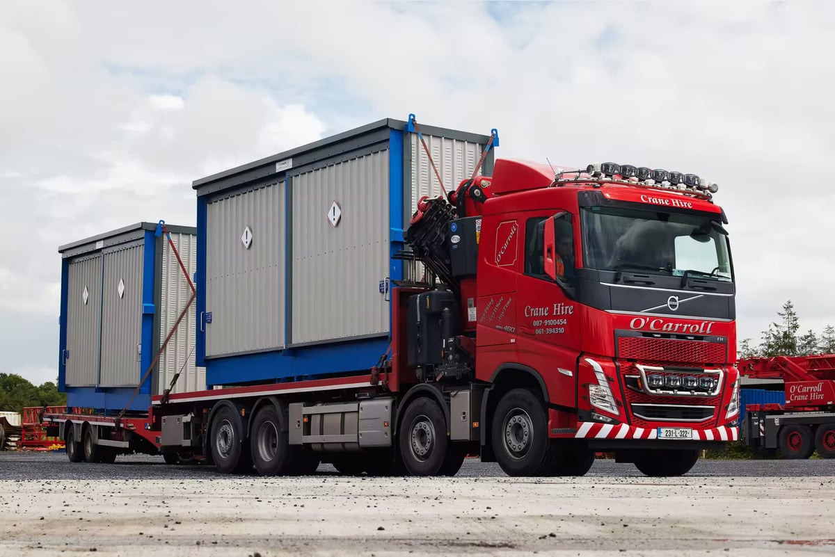 O'Carroll Haulage & Crane Hire Welcome Volvo FH 8x2