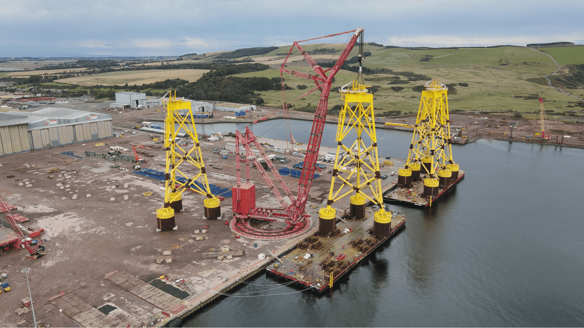 Scotland's Seagreen Offshore Wind Farm Begins Construction