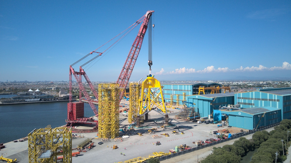 Engineered Heavy Lifting for Taiwan's Wind Industry