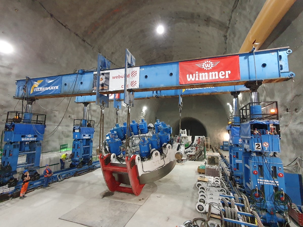 Felbermayr Install Tunnel Boring Machine