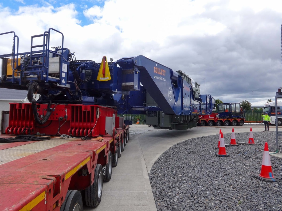 Collett's Girder Bridge Delivers Corduff Substation Transformer