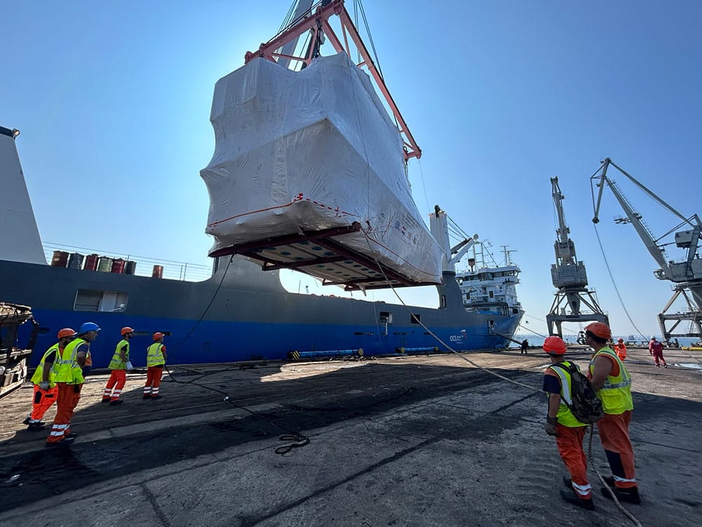 Hydrogen Power Plant Transported from Greece to the UK