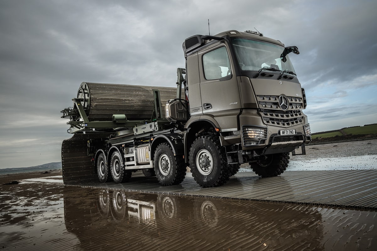 FAUN Trackway Welcome their Specially Built Mercedes-Benz Arocs