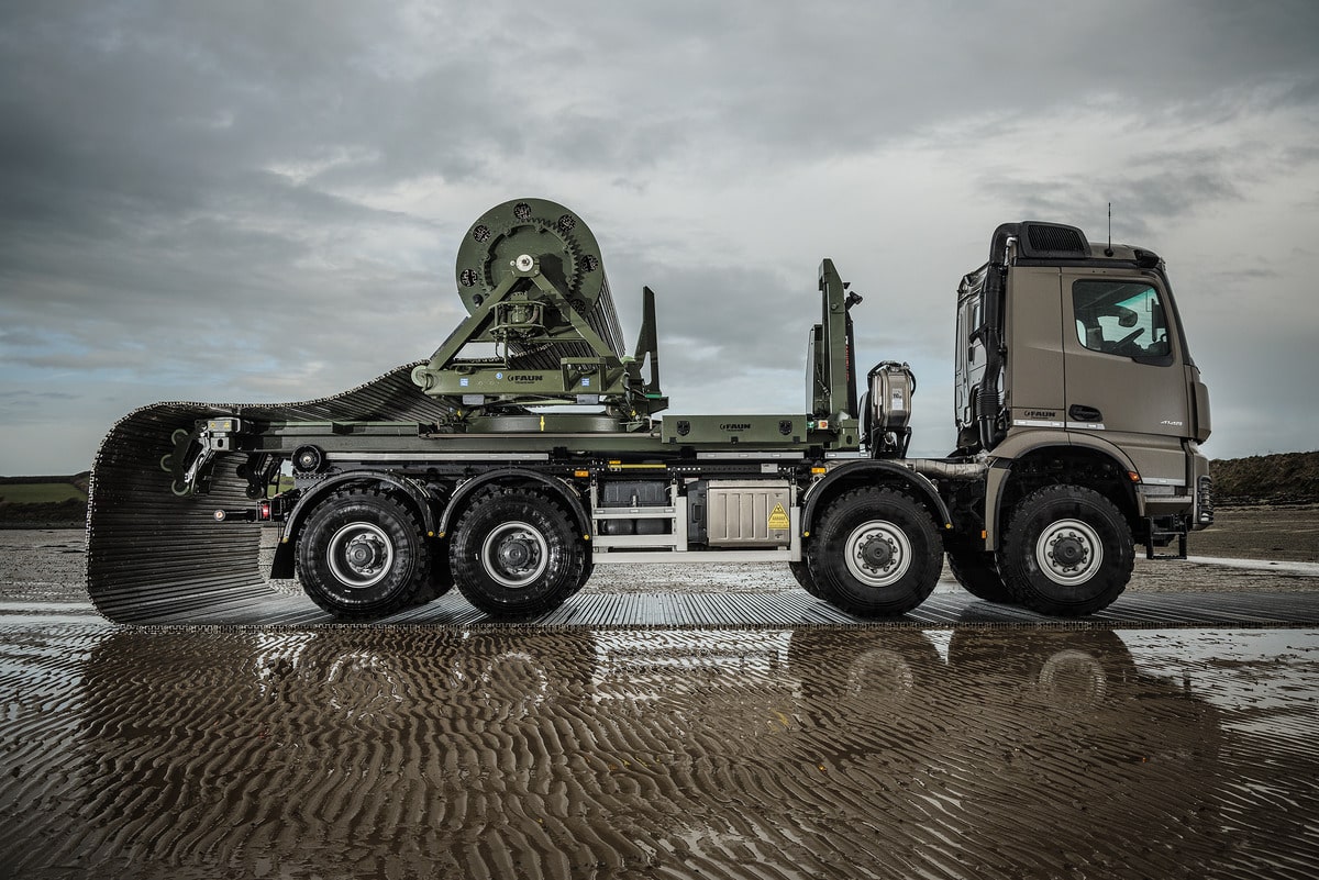 Mercedes-Benz 8x8 Arocs for FAUN Trackway