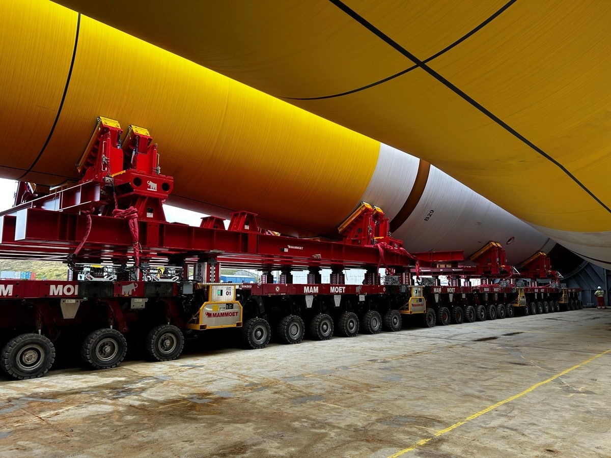 Mammoet Introduce XXL Monopile Transport Solutions