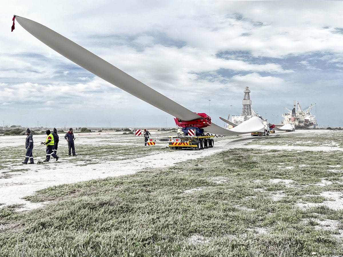 TII Scheuerle Rotor Blade Transport System