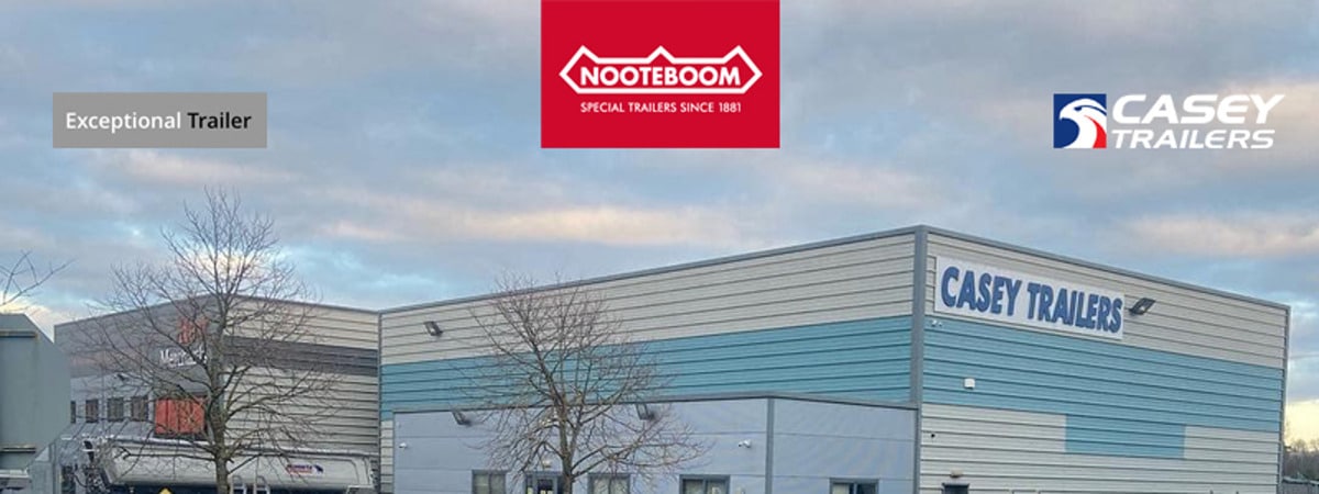 Nooteboom Partner with Casey Trailers and Exceptional Trailers Ireland.