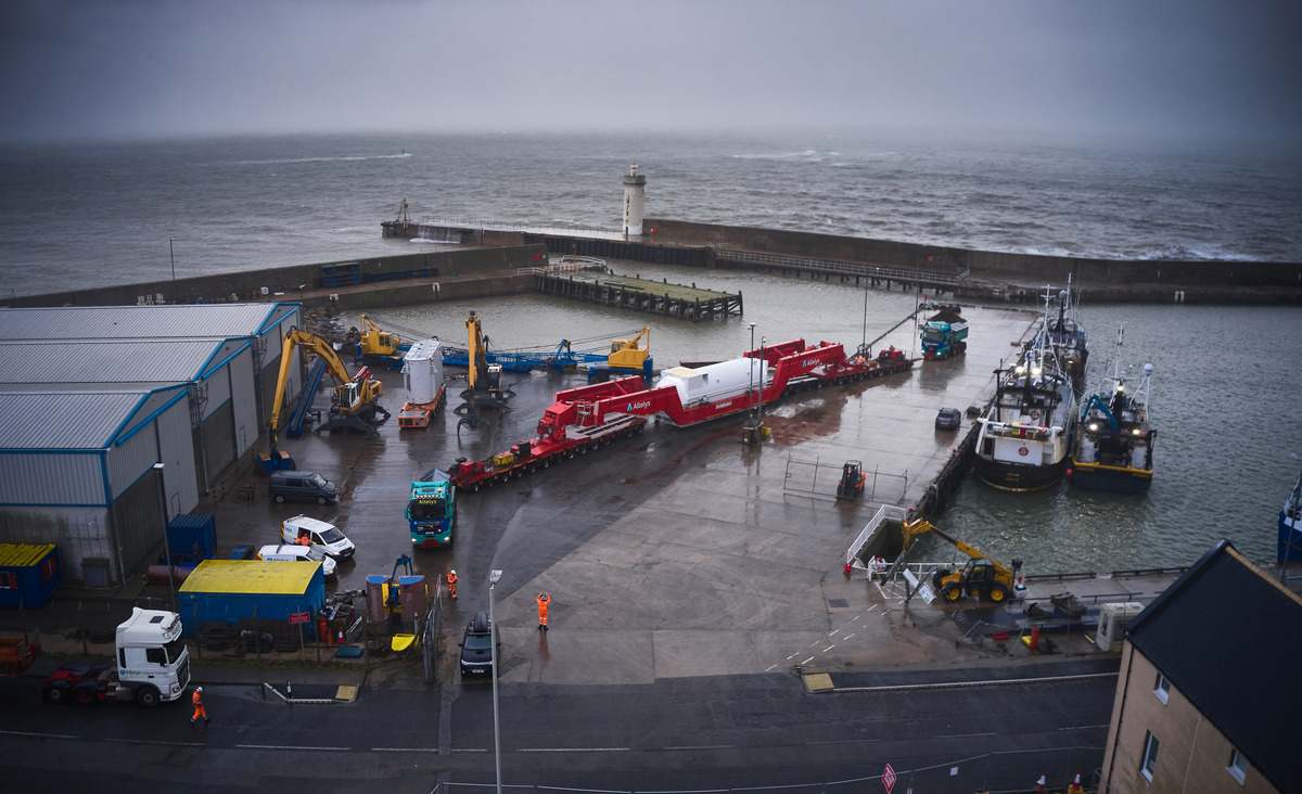 Allelys Take on Two Units from Buckie Harbour to Rothienorman Substation