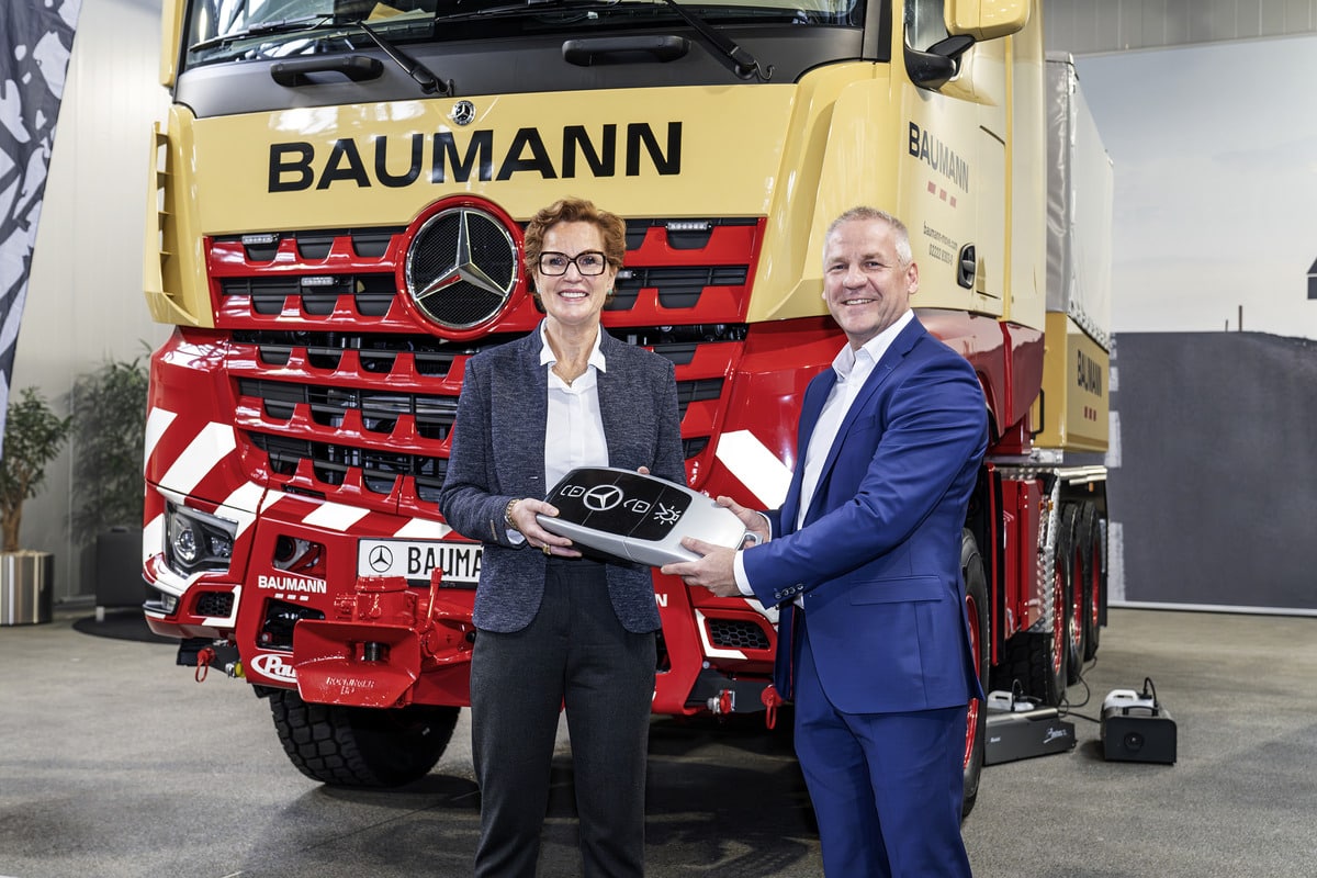 Mercedes-Benz Delivers Specially Converted Truck to the Viktor Baumann Company