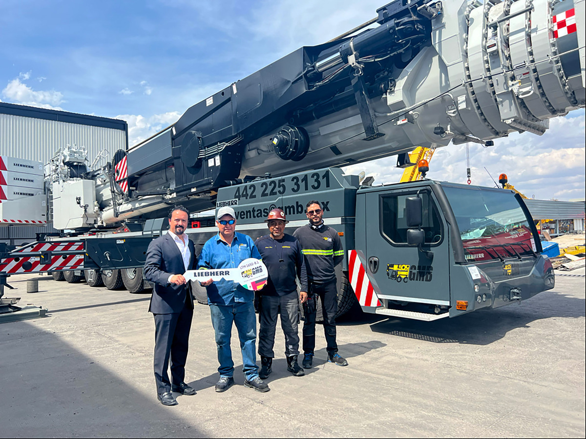 First Liebherr LTM 1650-8.1 Heads to Mexico