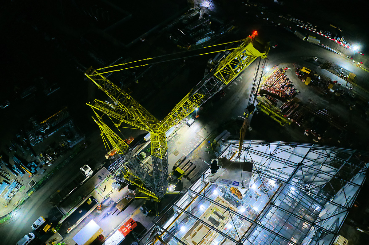 Allelys Hit New Heights with Turbine Hall Roof Installation
