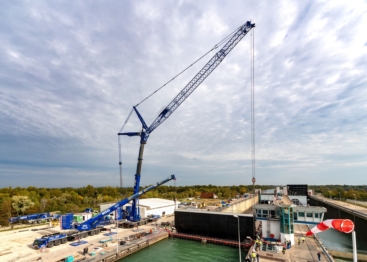 Liebherr Lifts Gambsheim Rhine Lock