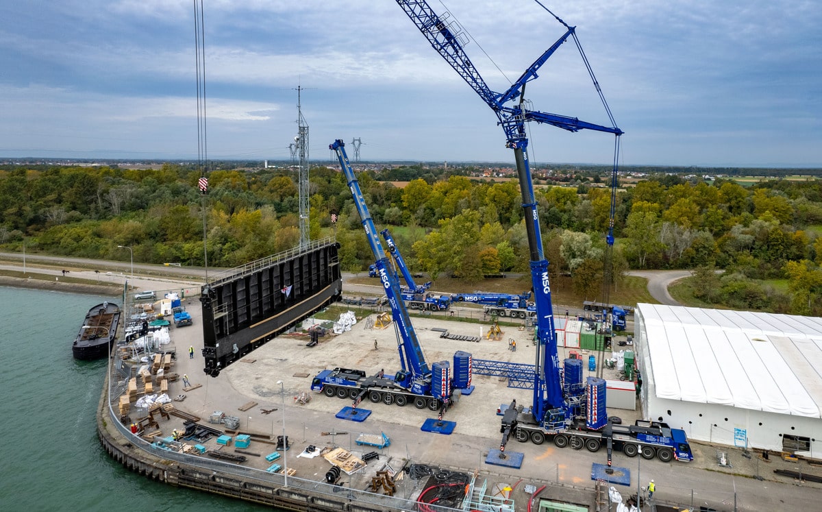 Liebherr Lifts Gambsheim Rhine Lock