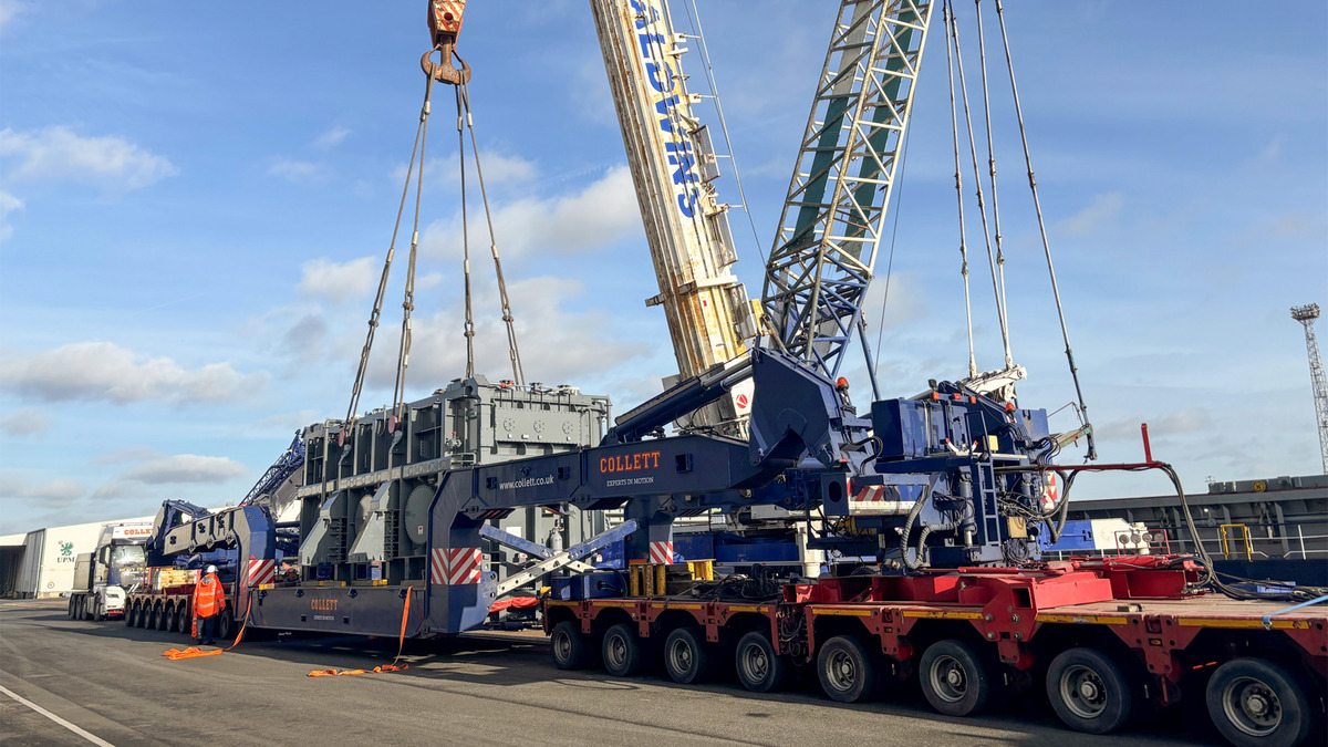 Collett Transport Deliver Two 178Te Transformers to Biggleswade Substation