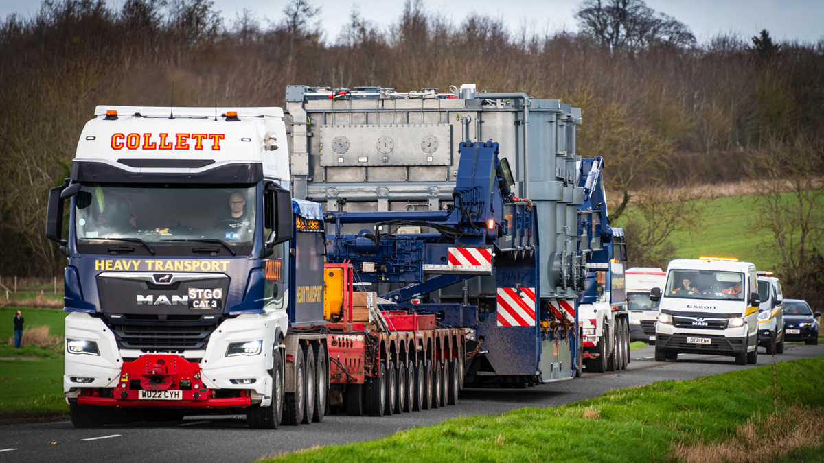 Collett Transport Deliver Two 178Te Transformers to Biggleswade Substation