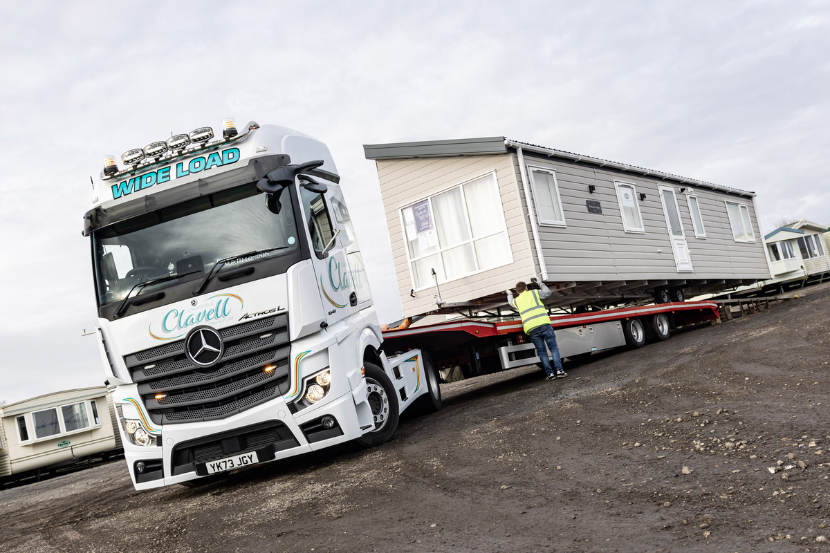 Mercedes-Benz Actros Brings a Touch of Luxury to Clavell Caravans Fleet